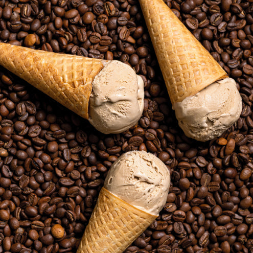 Coffee ice cream with aromatic French roast - premium custard ice cream delivery Delhi
